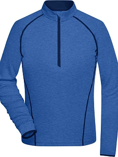 Daiber JN 497 Dámské funkční tričko s dlouhým rukávem 02.0497 blue melange/navy