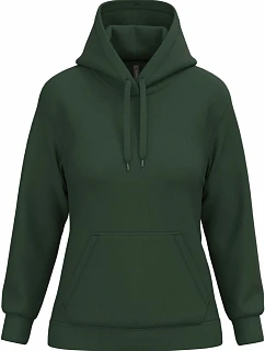 Kariban K 473 Dámská mikina s kapucí 20.K473 forest green