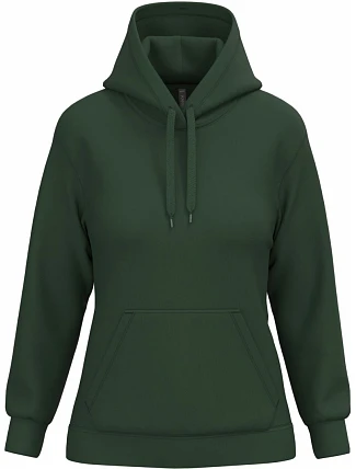 Kariban K 473 Dámská mikina s kapucí 20.K473 forest green