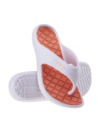 Dámské žabky Alema W 92800399946 bílo-lososová - Aquawawe Dámské žabky Alema W 92800399946 bílo-lososová - Aquawawe