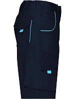 Daiber JN 872 (42-60) Pracovní bermudy - Color 02.0872 navy/turquoise Daiber JN 872 (42-60) Pracovní bermudy - Color 02.0872 navy/turquoise