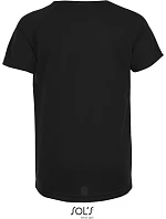SOL'S Sporty Kids Dětské raglánové sportovní tričko 25.1166 black