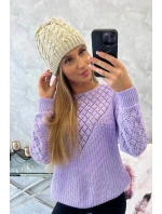 Dámská čepice Kalina K362 light beige Dámská čepice Kalina K362 light beige