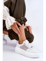 Dámské klasické sportovní boty GOE LL2N4060 Bíle Dámské klasické sportovní boty GOE LL2N4060 Bíle