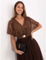 Šaty MI SK 62464.27 hnědé