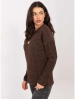 RV SW jumper A1026.52 hnědý RV SW jumper A1026.52 hnědý