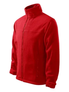 Jacket fleece pánský červená