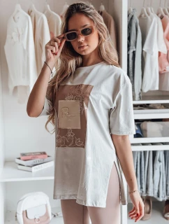 Dámské šedé tričko FAGOS FashionStreet RY2593