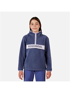 Dětská mikina ROSSIGNOL JR ALLTRACK ANORAK FLEECE, modrá