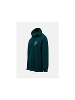 Pánská mikina PEAK PERFORMANCE M Terry Graphic Hood, zelená barva