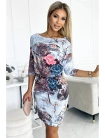 Sportovní šaty13-155 modré s potiskem - Numoco