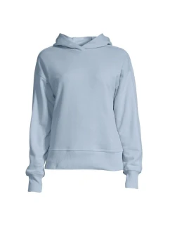 CASALL Froté mikina s kapucí Natural Dye modrá