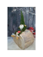 DEKORATIVNÍ TRPASLÍK 30+15CM ZELENÝ