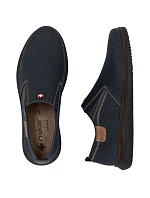 Pánské tmavě modré nazouvací boty Rieker 10452-14 Pánské tmavě modré nazouvací boty Rieker 10452-14