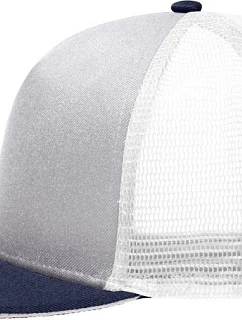 Daiber MB 6636 5 panelová Pro síťovaná kšiltovka 03.6636 light grey/navy
