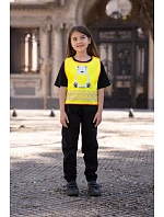 Korntex FUN Dětská bezpečnostní vesta 76.FUNY hi vis yellow/elephant Korntex FUN Dětská bezpečnostní vesta 76.FUNY hi vis yellow/elephant