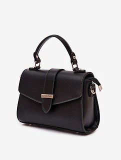 Kabelka přes rameno s odnímatelným popruhem černá Belveta