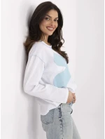 MI BZ halenka M6169.03 bílo-modrá