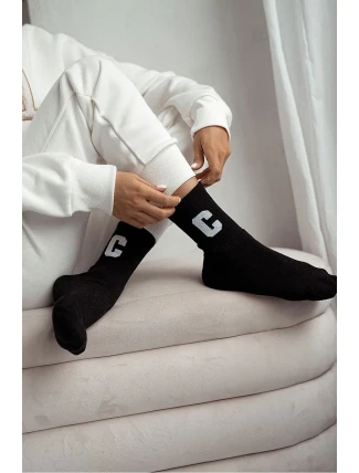 DÁMSKÉ FROTÉ PONOŽKY PÍSMENO C 0118.009