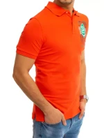 FashionStreet korálové polo tričko s potiskem PX0368 FashionStreet korálové polo tričko s potiskem PX0368