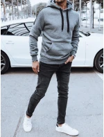 Pánská tmavě šedá mikina FashionStreet BX5825