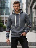 Pánská šedá mikina FashionStreet BX5946