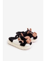 Dětské teplé pantofle s kožešinou Růžove Rubee Dětské teplé pantofle s kožešinou Růžove Rubee