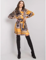 Šaty LC SK 22K 3050.06P černá a žlutá