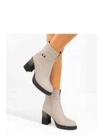 Boty na podpatku model 222033 Solea Boty na podpatku model 222033 Solea