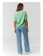 Svetr s krátkým rukávem  model 224078 Makadamia