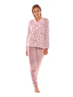 Dámské pyžamo Flora 6456 mauve mIst - Vestis