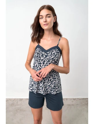 Vamp - Dvoudílné dámské pyžamo – Sensa 18173 - Vamp Vamp - Dvoudílné dámské pyžamo – Sensa 18173 - Vamp