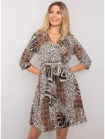 Šaty DHJ SK 11092A 2.01P černá a béžová