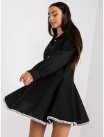 Dámské šaty-DHJ-SK-6801.63P-černé Dámské šaty-DHJ-SK-6801.63P-černé