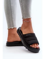 Dámské Žabky Na Platformě Big Star NN274772 Černé