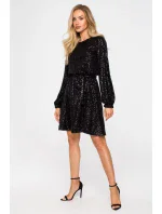 Dámské šaty M715 černé - Made Of Emotion Dámské šaty M715 černé - Made Of Emotion