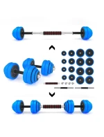 HMS SGG30 BAR sada závaží 2 v 1 (činka a činky) 30 kg