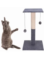 ŠKRÁBACÍ STROM PRO KOČKY 59CM 2 KOULE