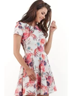 Šaty M174 ecri-fuchsie - Infinite You