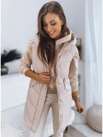 Dámská prošívaná vesta GAMIS béžová FashionStreet TY3293
