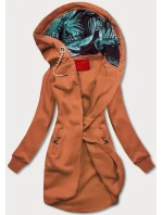 Dlouhá rudá dámská mikina (AMG-855B) Dlouhá rudá dámská mikina (AMG-855B)