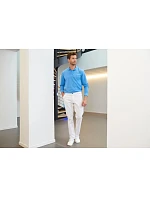 Daiber JN 3002 Pánské elastické kalhoty 02.3002 white