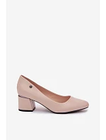 Lodičky na podpatku Vinceza Béžové