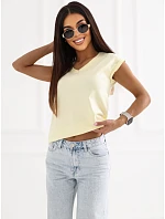 Tričko RV TS 6108.04 světle žluté