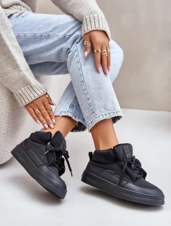 Zateplené Dámské Tenisky Big Star Černé