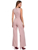Dámský overal K029 Pudr růžová - Makover Dámský overal K029 Pudr růžová - Makover