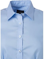 Daiber JN 683 Mikro keprová halenka s krátkým rukávem 02.0683 light blue Daiber JN 683 Mikro keprová halenka s krátkým rukávem 02.0683 light blue