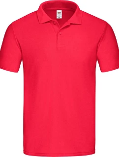 Fruit of the Loom Original Polo Pánské piqué polo 16.3050 red