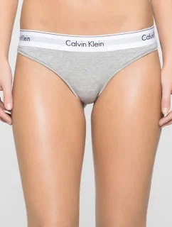 Tanga F3786E-020 šedá - Calvin Klein