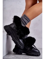 Teplé boty Trappers Černá Charles Teplé boty Trappers Černá Charles